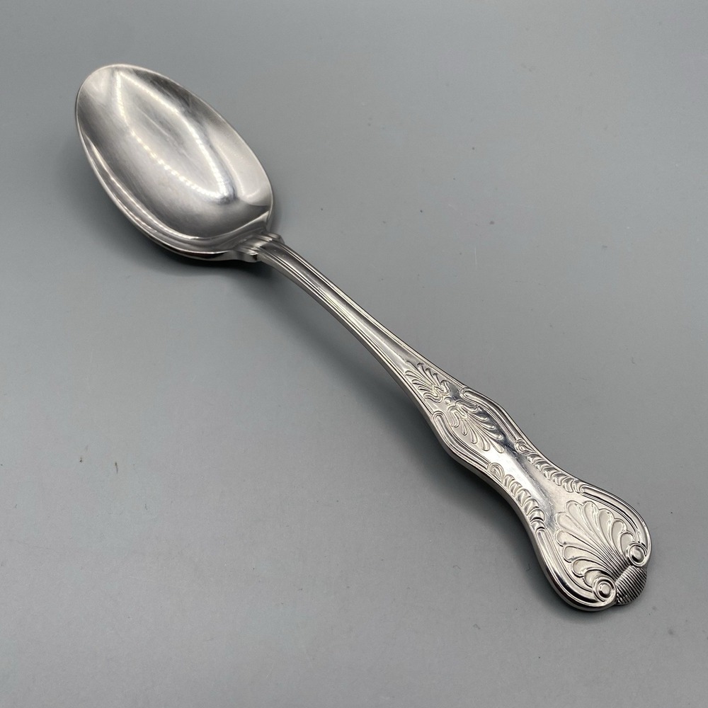 Reed &‎ Barton KINGS Stainless Korea 18/8 Solid Serving Spoon Utensil Tablespoon